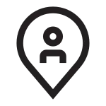 Location Person SVG Icon